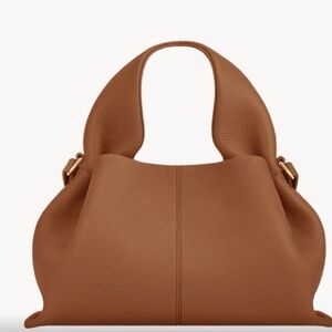 Polene Camel Leather Numéro Neuf Mini bag